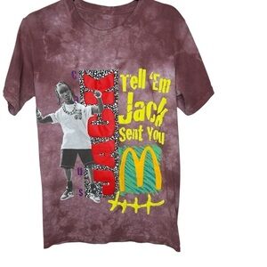 Cactus Jack by Travis‎ Scott Jack Smile T-Shirt II Berry FW20 Small